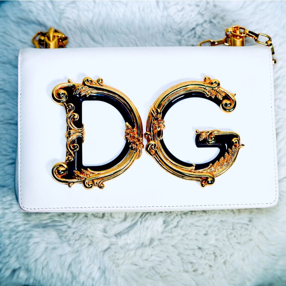 D&G Girls Leather Shoulder Bag